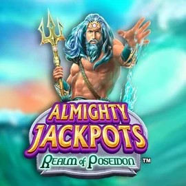 Official Jackpots logo: Almighty Jackpots – Realm of Poseidon by Novomatic at Wettson Casino