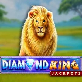 Diamond King Jackpots logo – Jackpots by SpinPlay Games at Wettson Casino