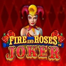 Fire and Roses Joker slot logo by Triple Edge Studios at Wettson Casino
