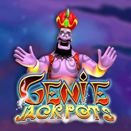 Genie Jackpots slot visual from Blueprint Gaming available on wettsoncasinoo.com