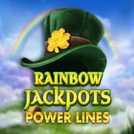 Rainbow Jackpots Power Lines logo – Jackpots by Red Tiger Gaming at Wettson Casino