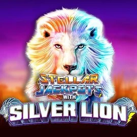 Stellar Jackpots with Silver Lion slot icon by Lightning Box Game, available at Wettson Casino