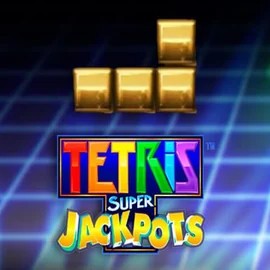 Tetris Super Jackpots online game logo by WMS on wettsoncasinoo.com